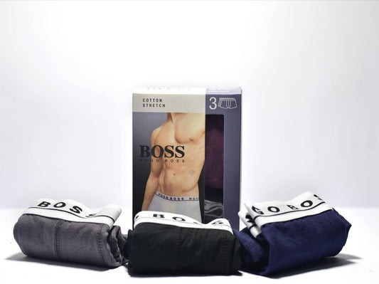 Men's Premium Hugo Boss Boxers -Set Of 3