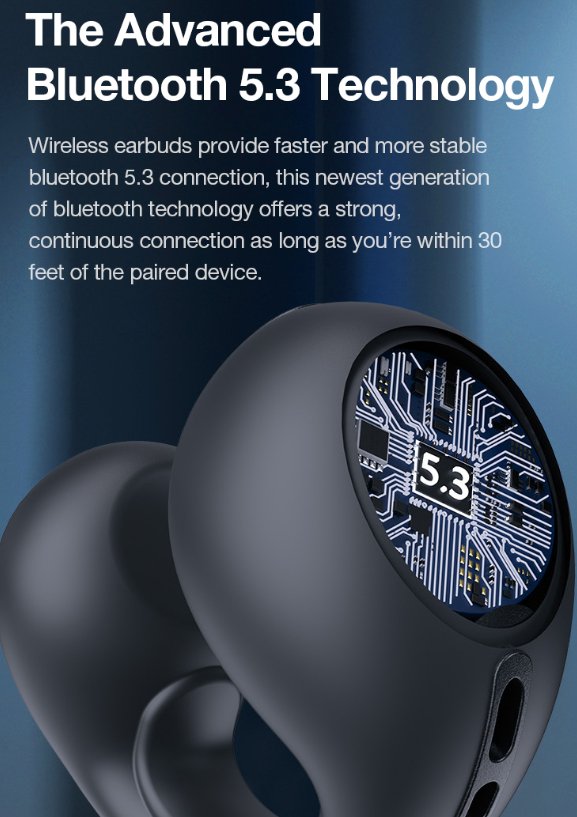 Bone Conduction Open-Ear Headphones