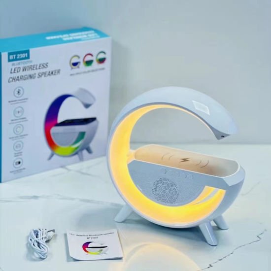 LED Wireless Charging Speaker Lamp