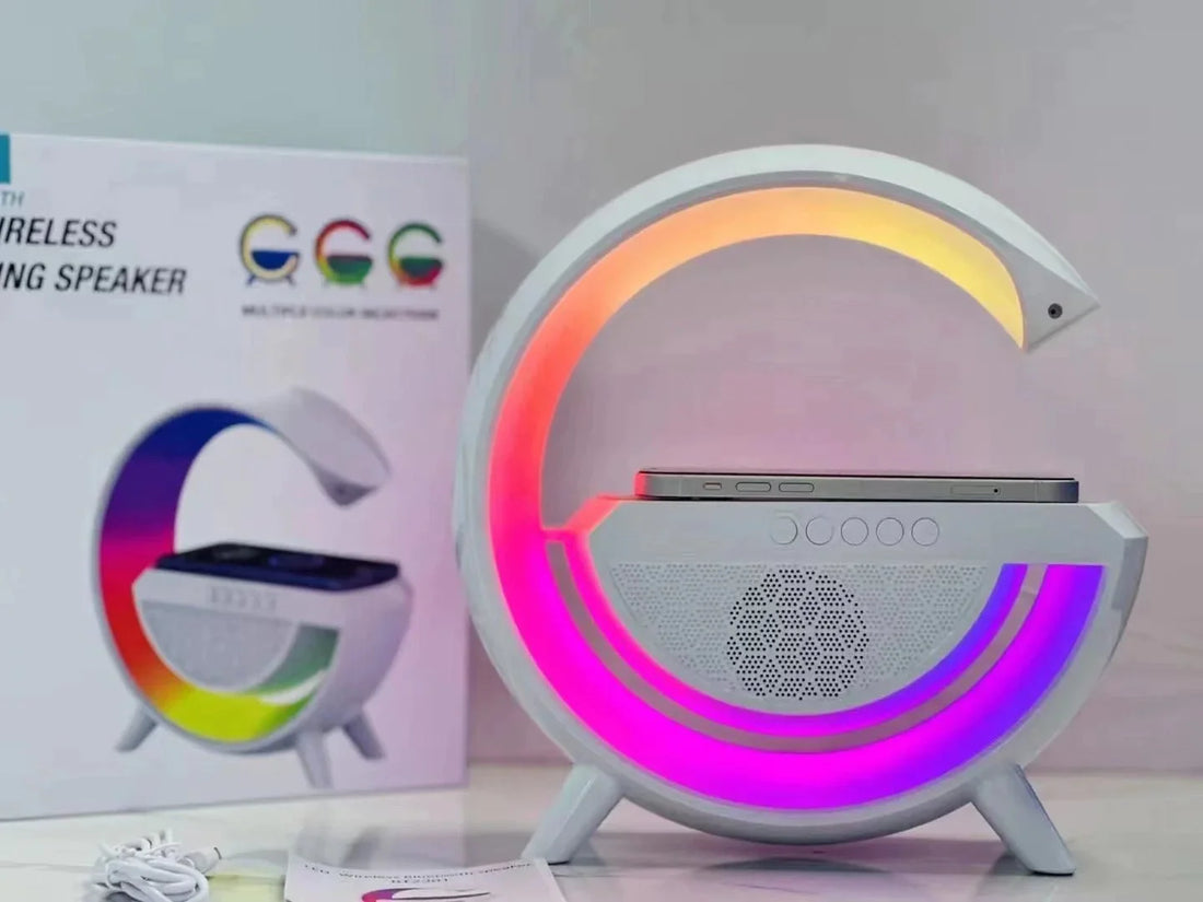 LED Wireless Charging Speaker Lamp