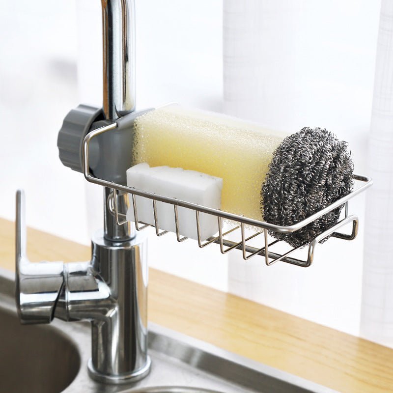 Stainless Steel Faucet Sink Shelf