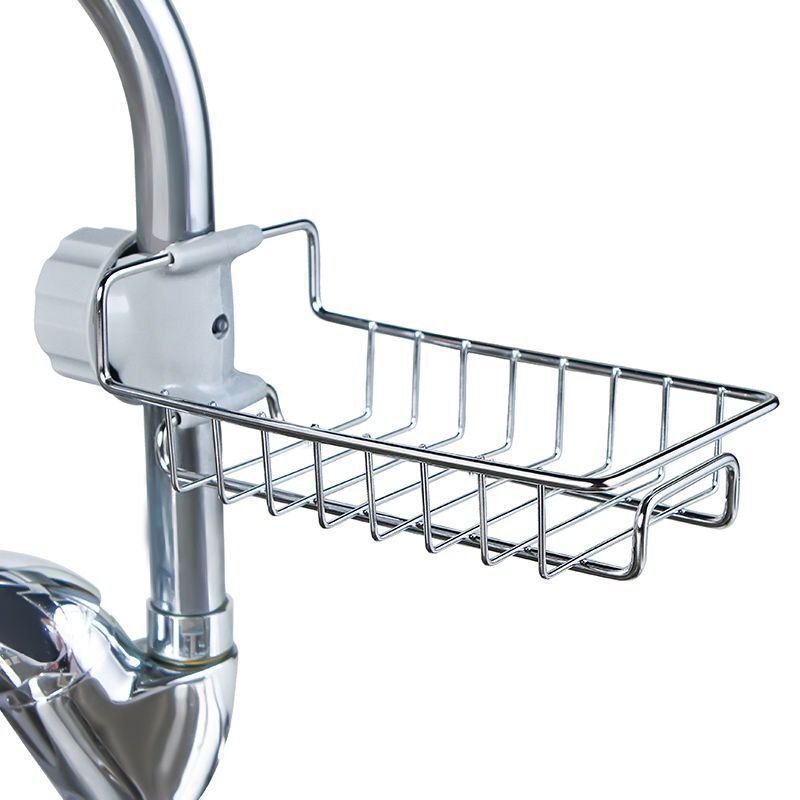 Stainless Steel Faucet Sink Shelf