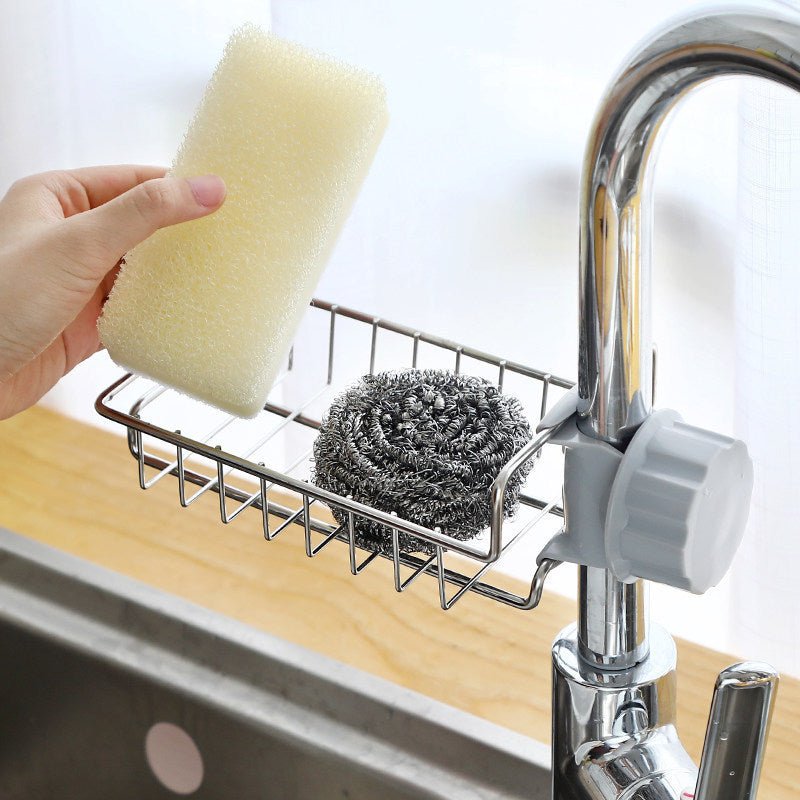Stainless Steel Faucet Sink Shelf